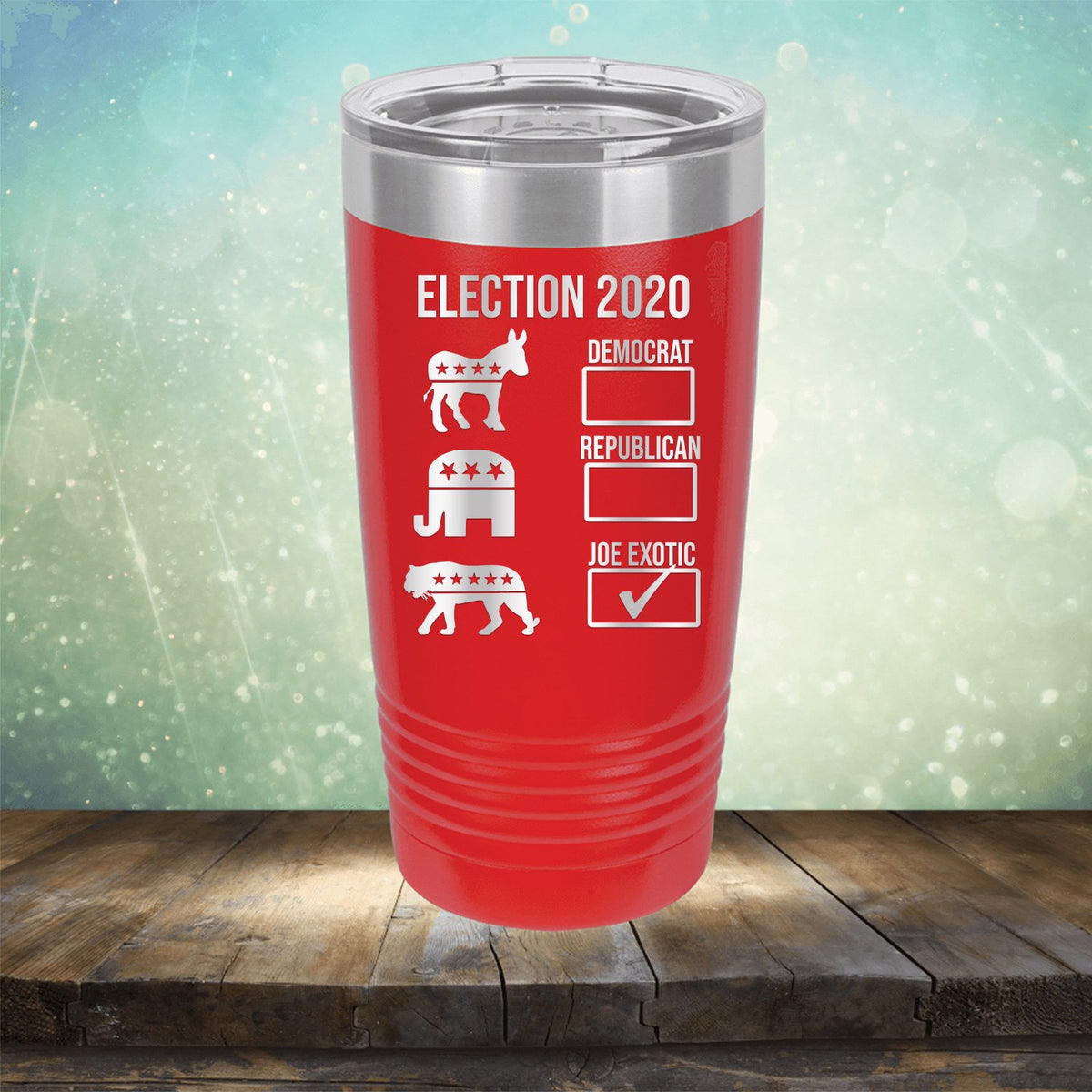Joe Exotic Election 2020 - Laser Etched Tumbler Mug