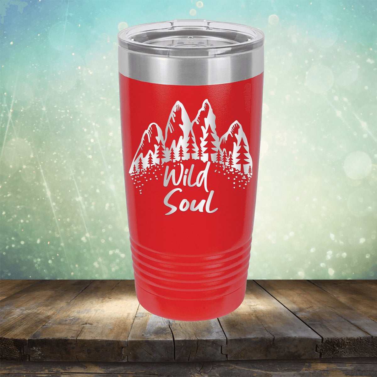 Mountain Wild Soul - Laser Etched Tumbler Mug