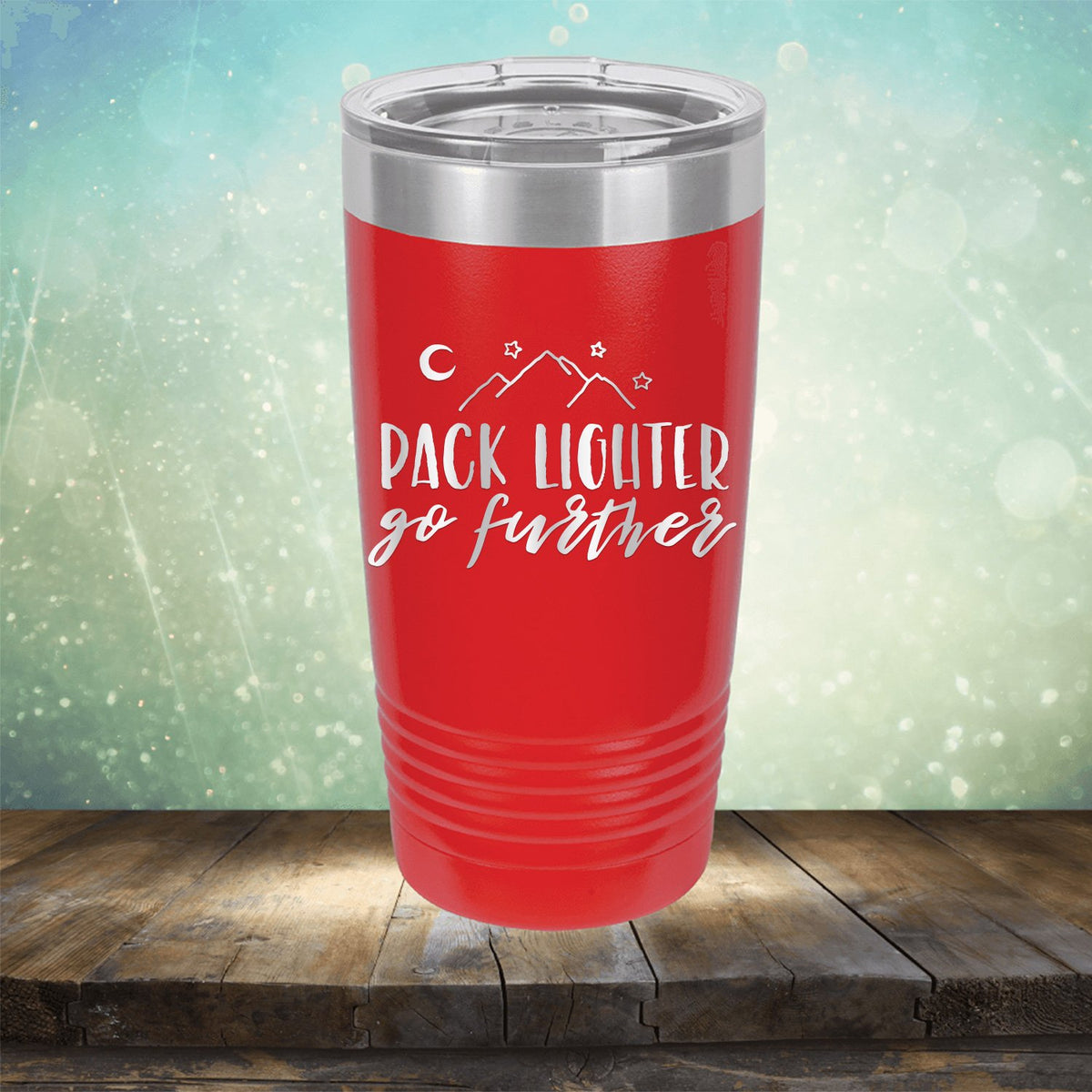 Pack Lighter Go Further - Laser Etched Tumbler Mug