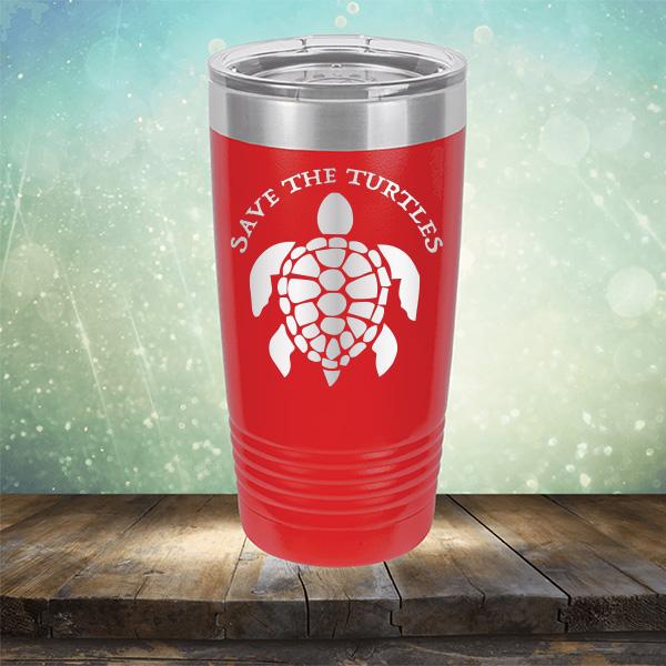 Save The Turtles - Laser Etched Tumbler Mug