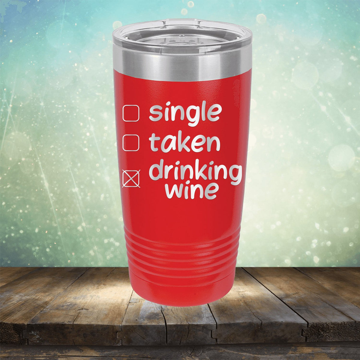 Single Taken Drinking Wine