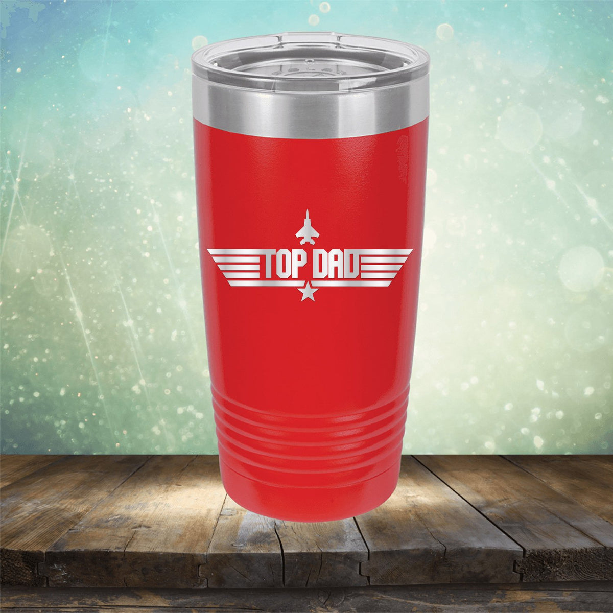 Top Dad - Laser Etched Tumbler Mug
