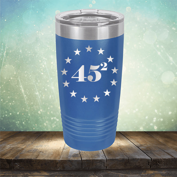 45 Squared - Laser Etched Tumbler Mug