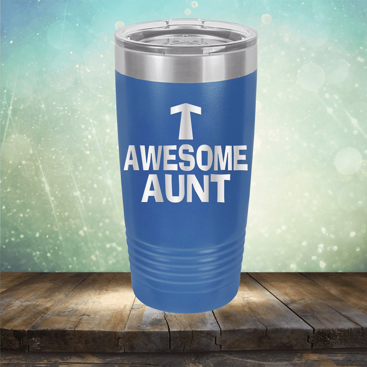 Awesome Aunt - Laser Etched Tumbler Mug