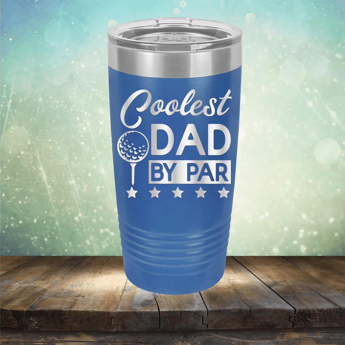 Coolest Dad By Par - Laser Etched Tumbler Mug