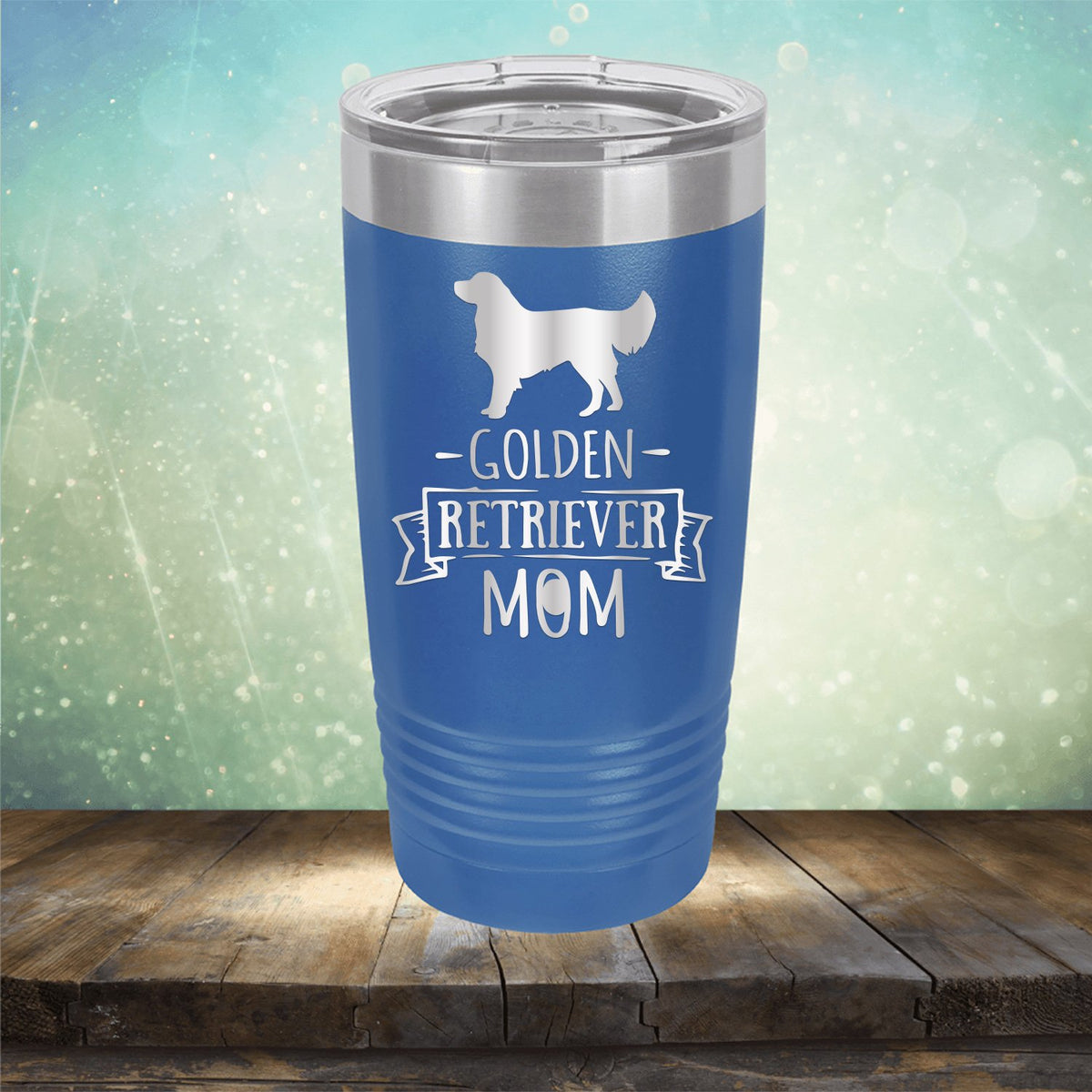 Golden Retriever Mom - Laser Etched Tumbler Mug