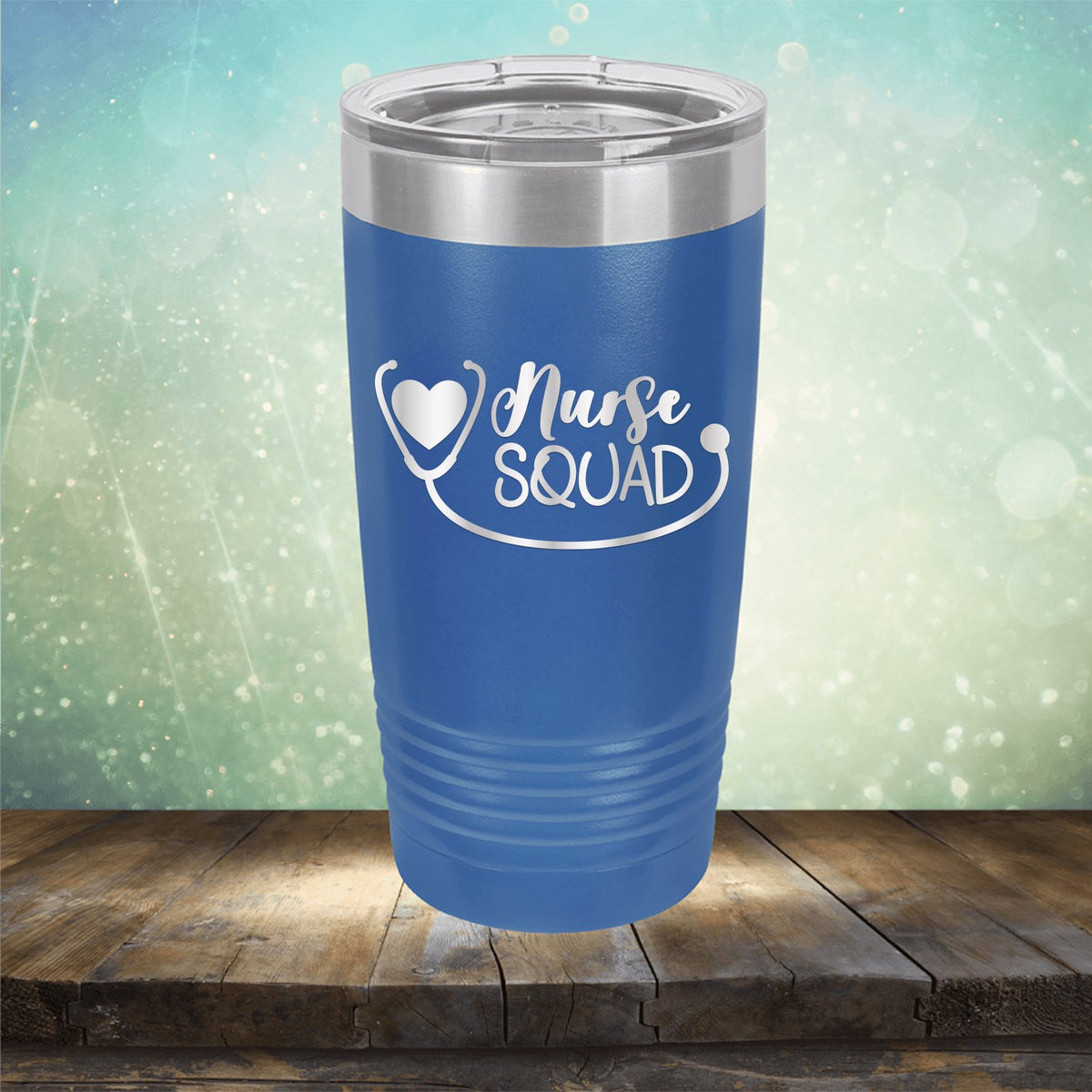 Nurse Squad With Stethoscope - Laser Etched Tumbler Mug