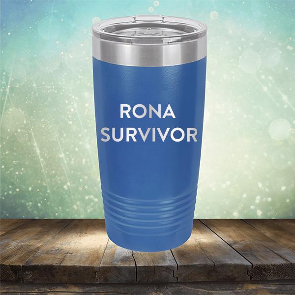 Rona Survivor - Laser Etched Tumbler Mug