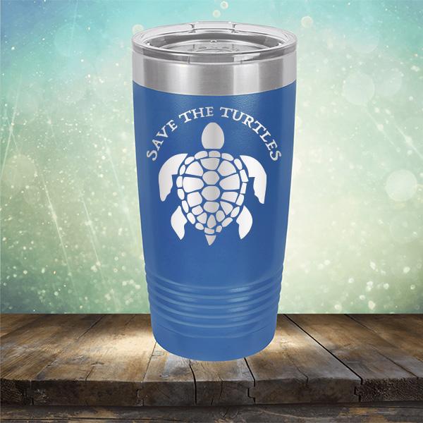 Save The Turtles - Laser Etched Tumbler Mug
