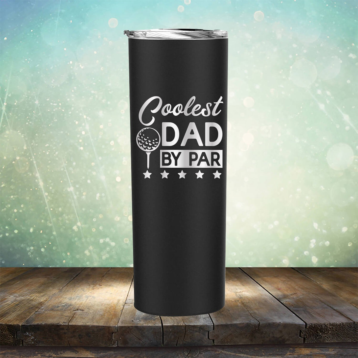 Coolest Dad By Par - Laser Etched Tumbler Mug