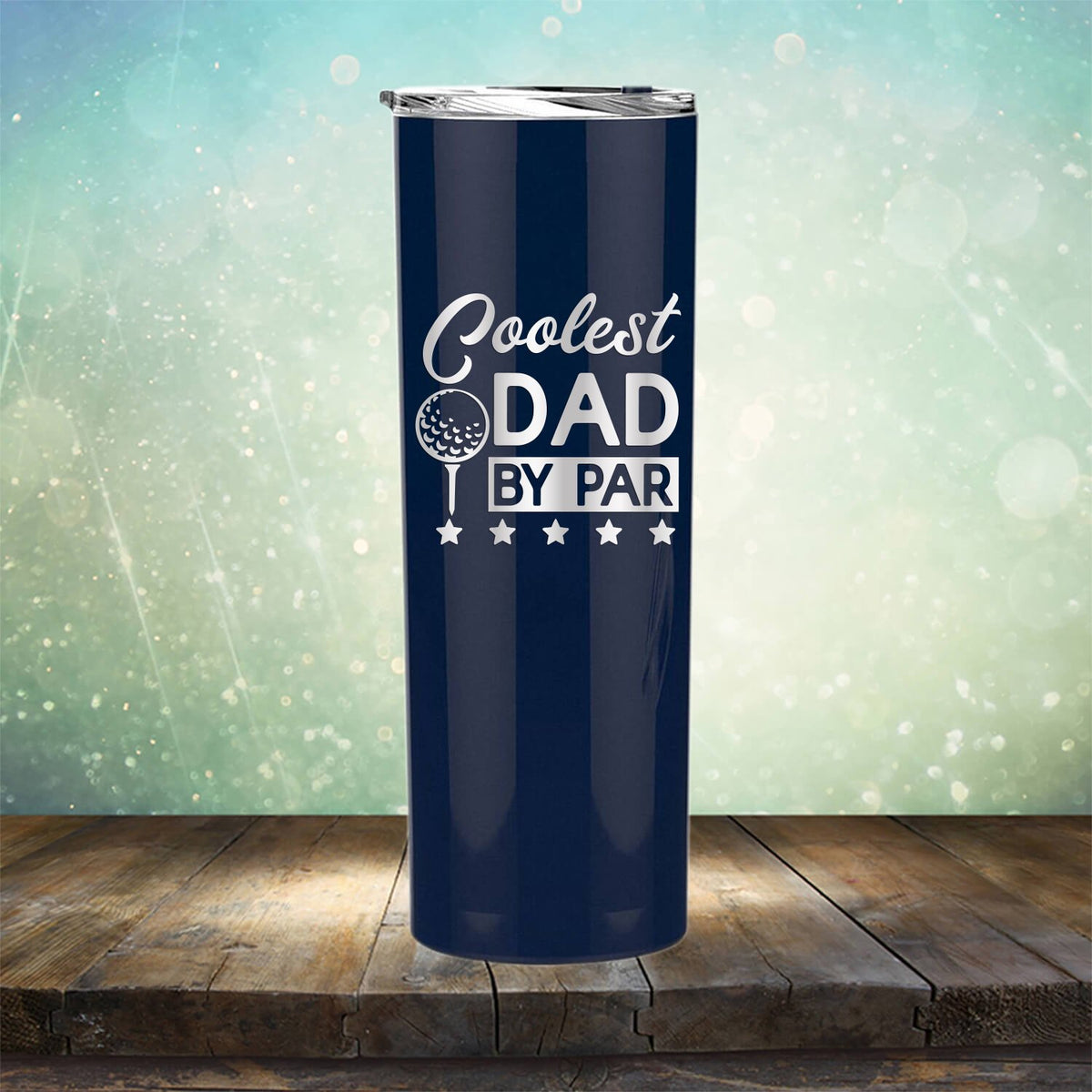 Coolest Dad By Par - Laser Etched Tumbler Mug