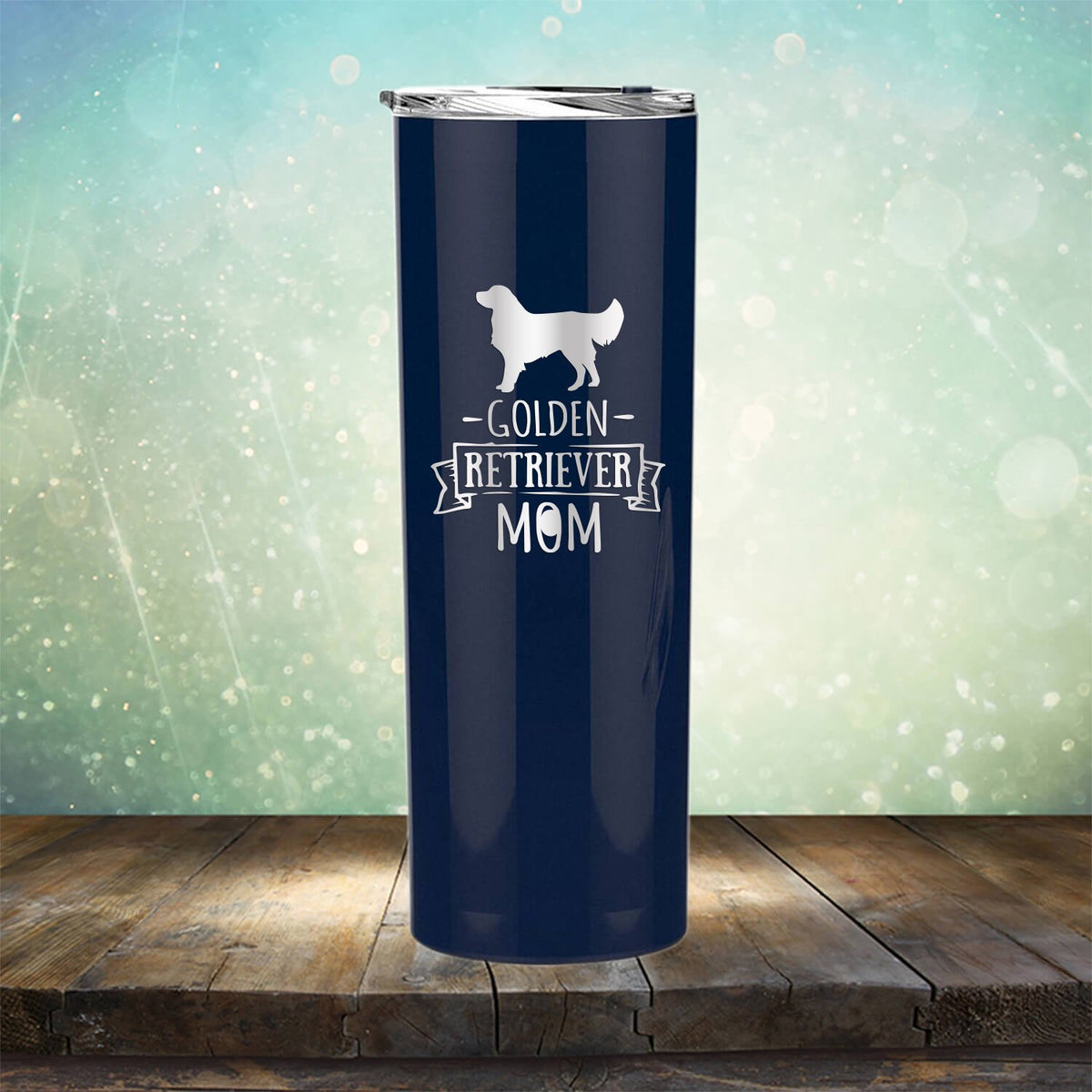 Golden Retriever Mom - Laser Etched Tumbler Mug