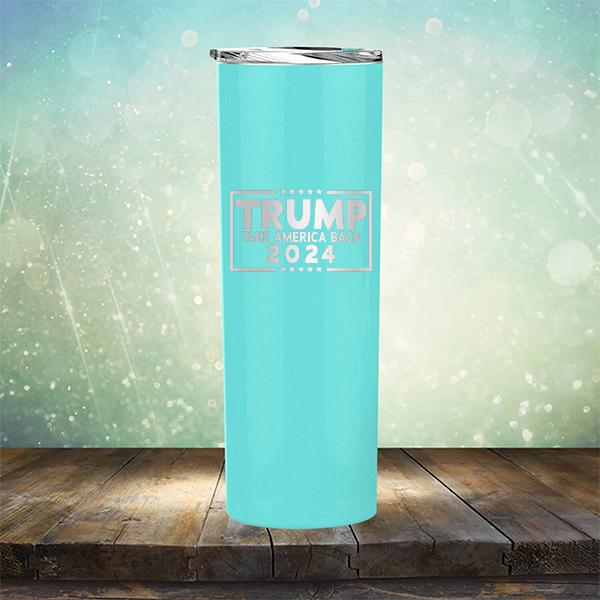 Trump Take America Back 2024 - Laser Etched Tumbler Mug