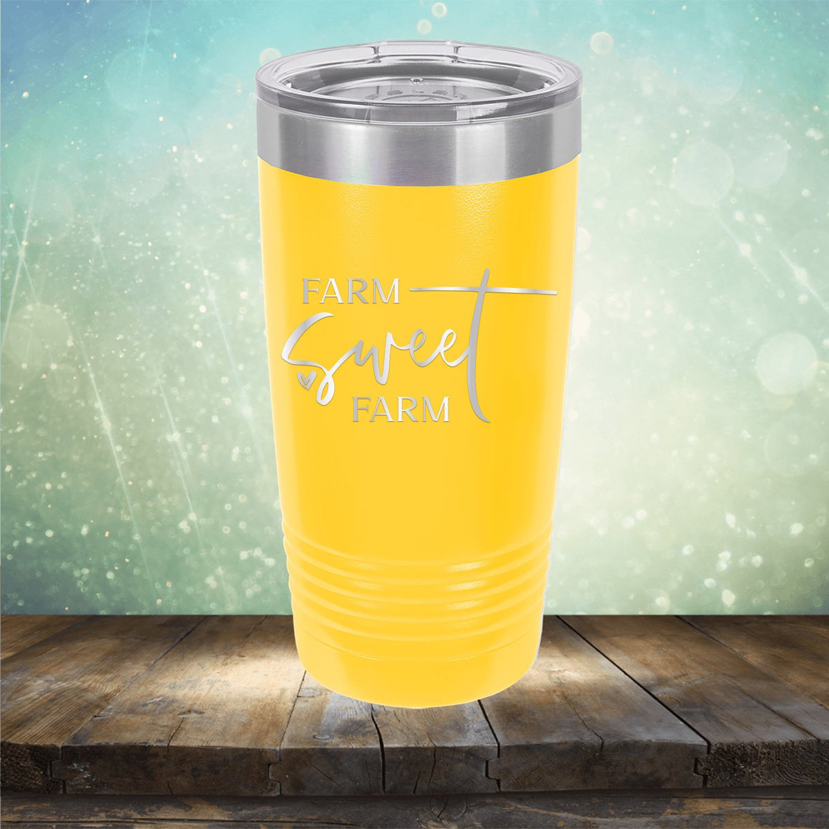 Farm Sweet Farm - Laser Etched Tumbler Mug