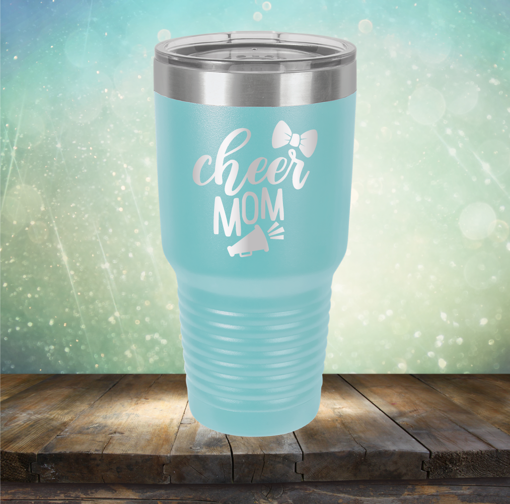 Cheer Mom - Laser Etched Tumbler Mug