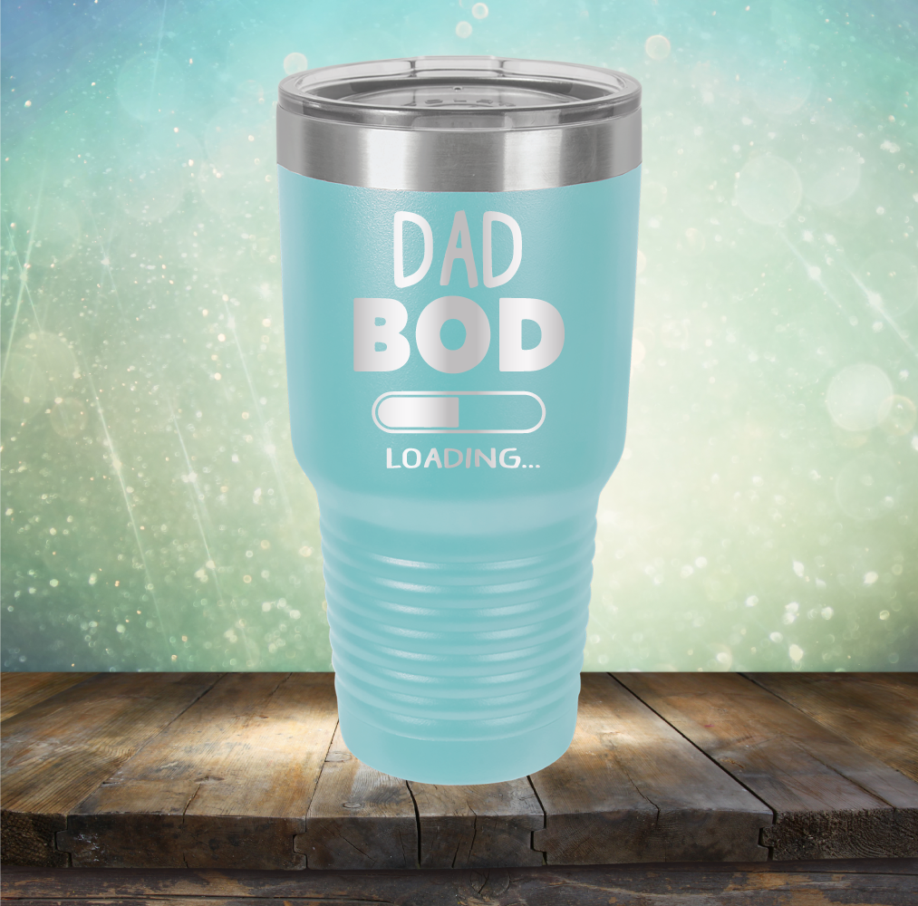 Dad Bod Loading - Laser Etched Tumbler Mug