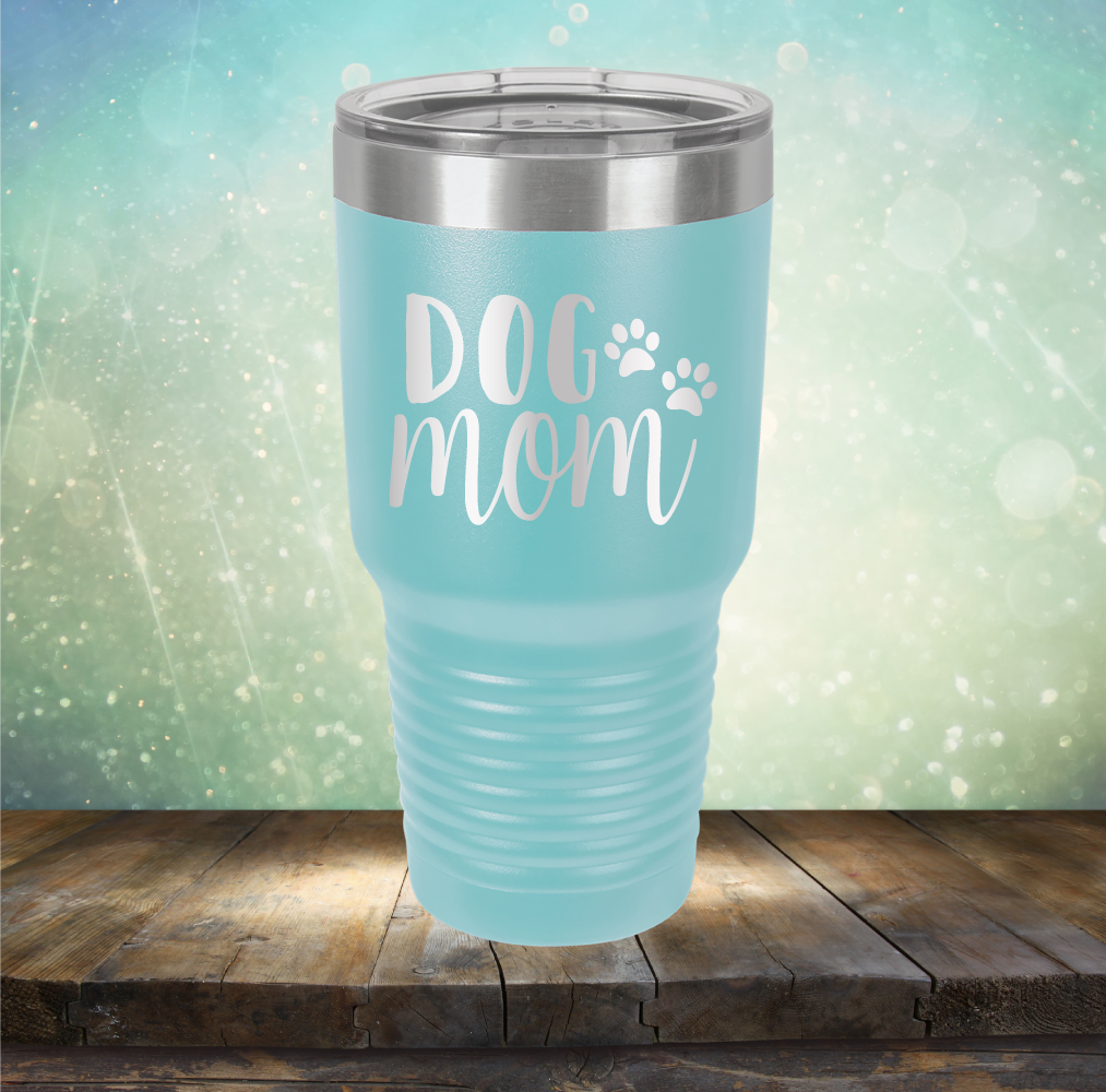 Dog Mom - Laser Etched Tumbler Mug