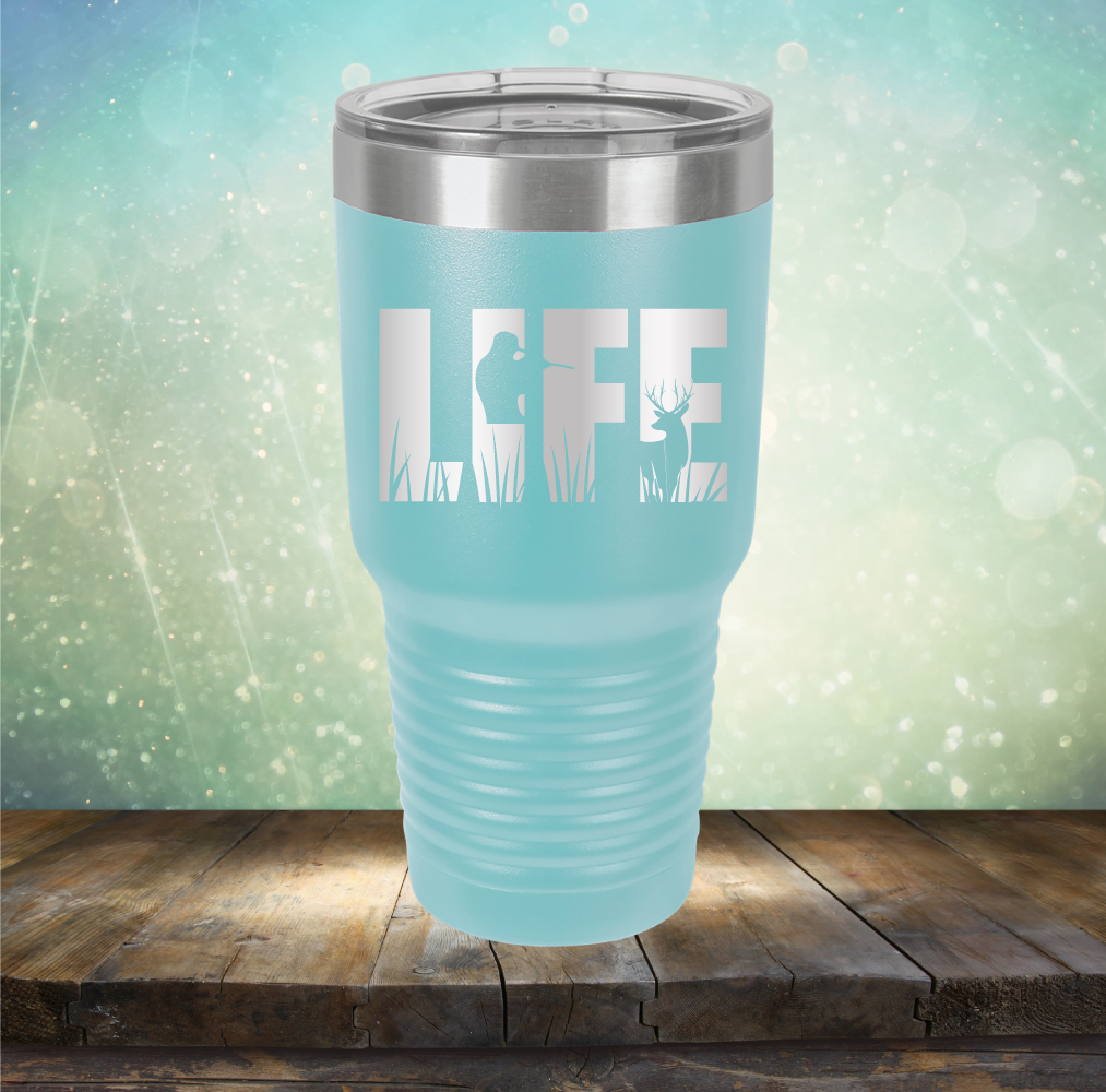 Life Hunting - Laser Etched Tumbler Mug