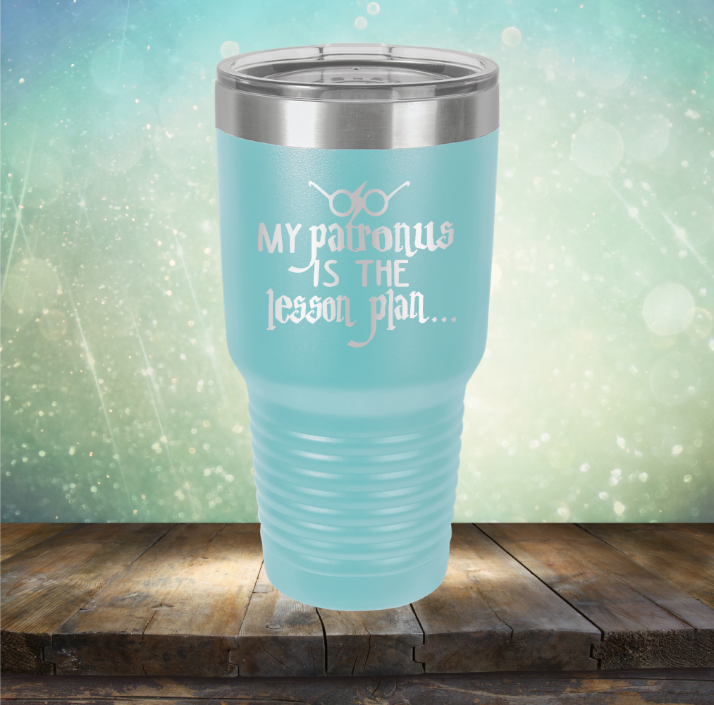My Patronus is the Lesson Plan - Laser Etched Tumbler Mug