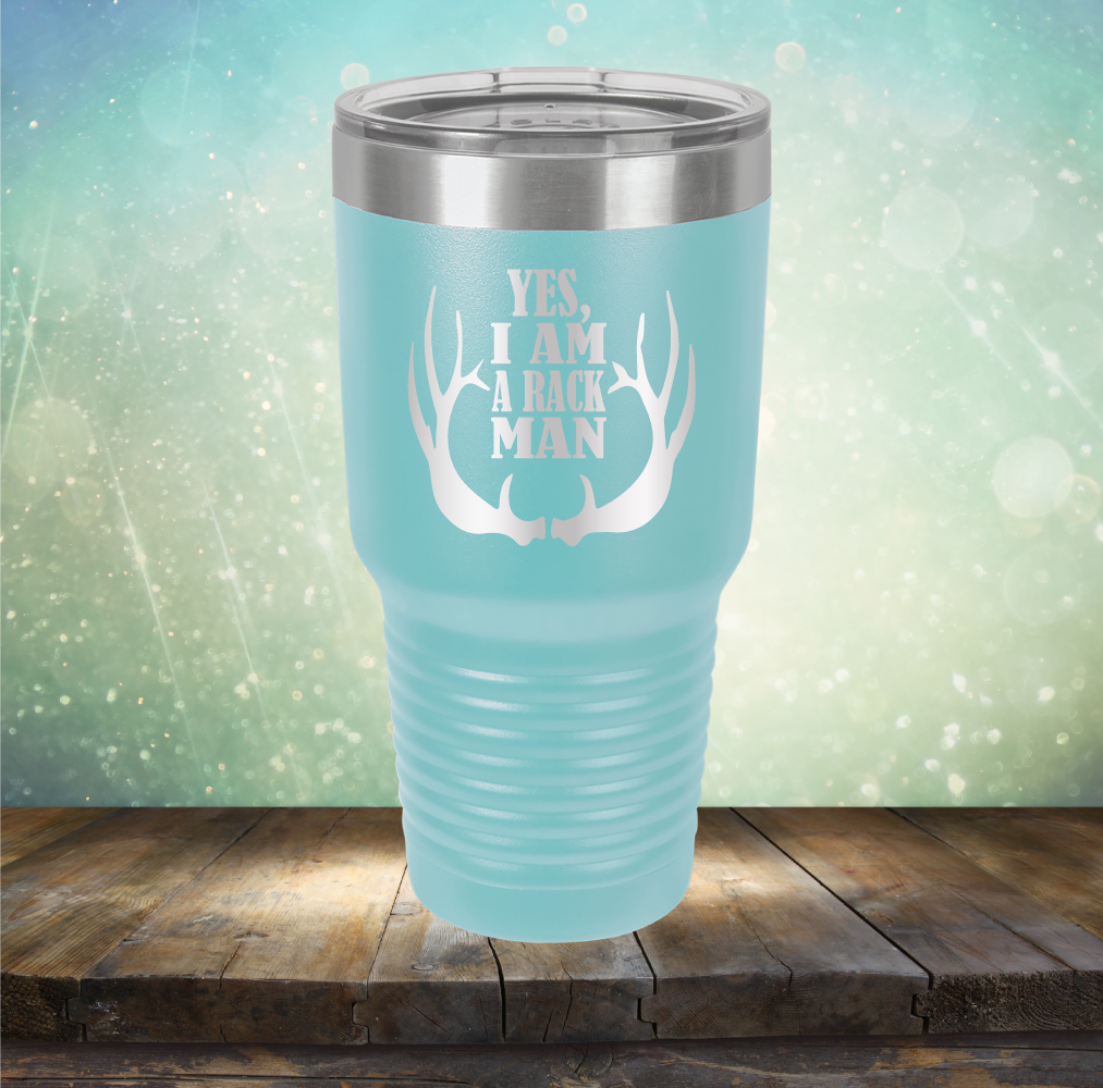 Yes, I am A Rack Man - Laser Etched Tumbler Mug