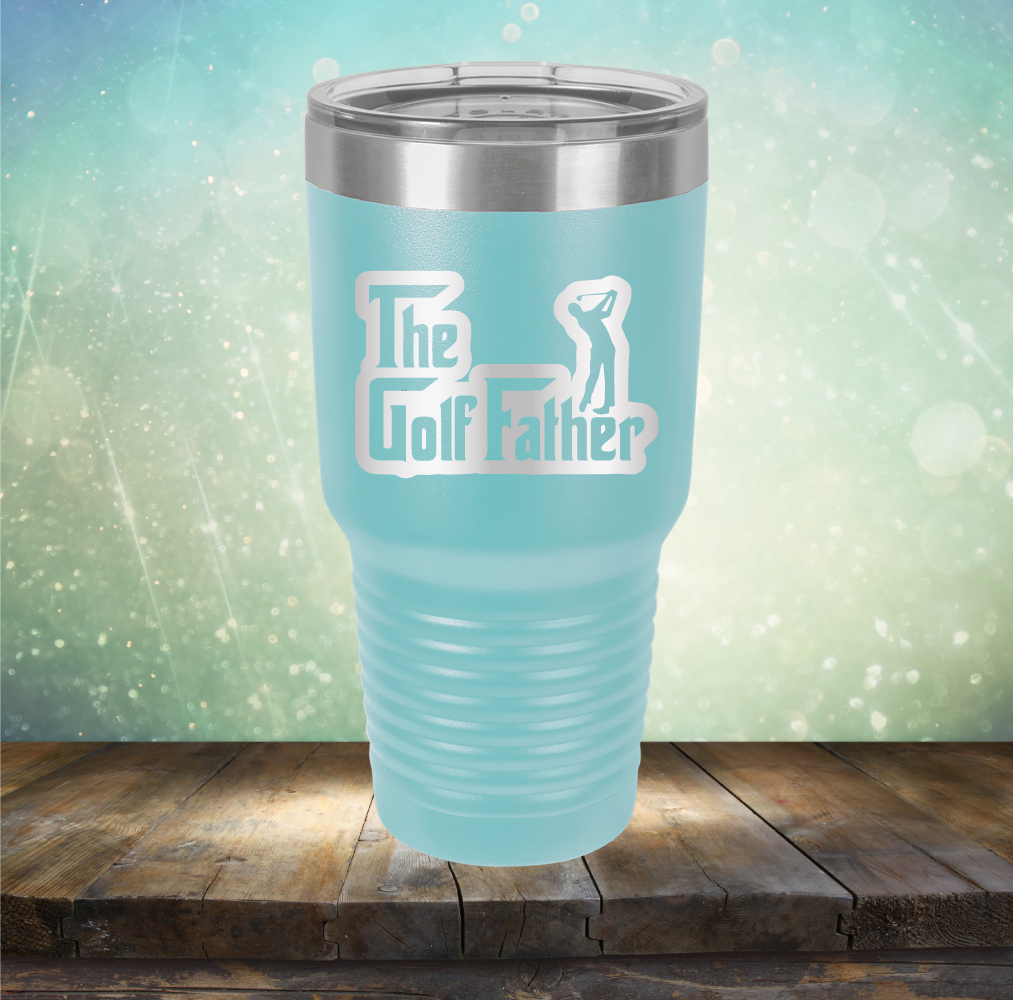 The Golf Father - Laser Etched Tumbler Mug