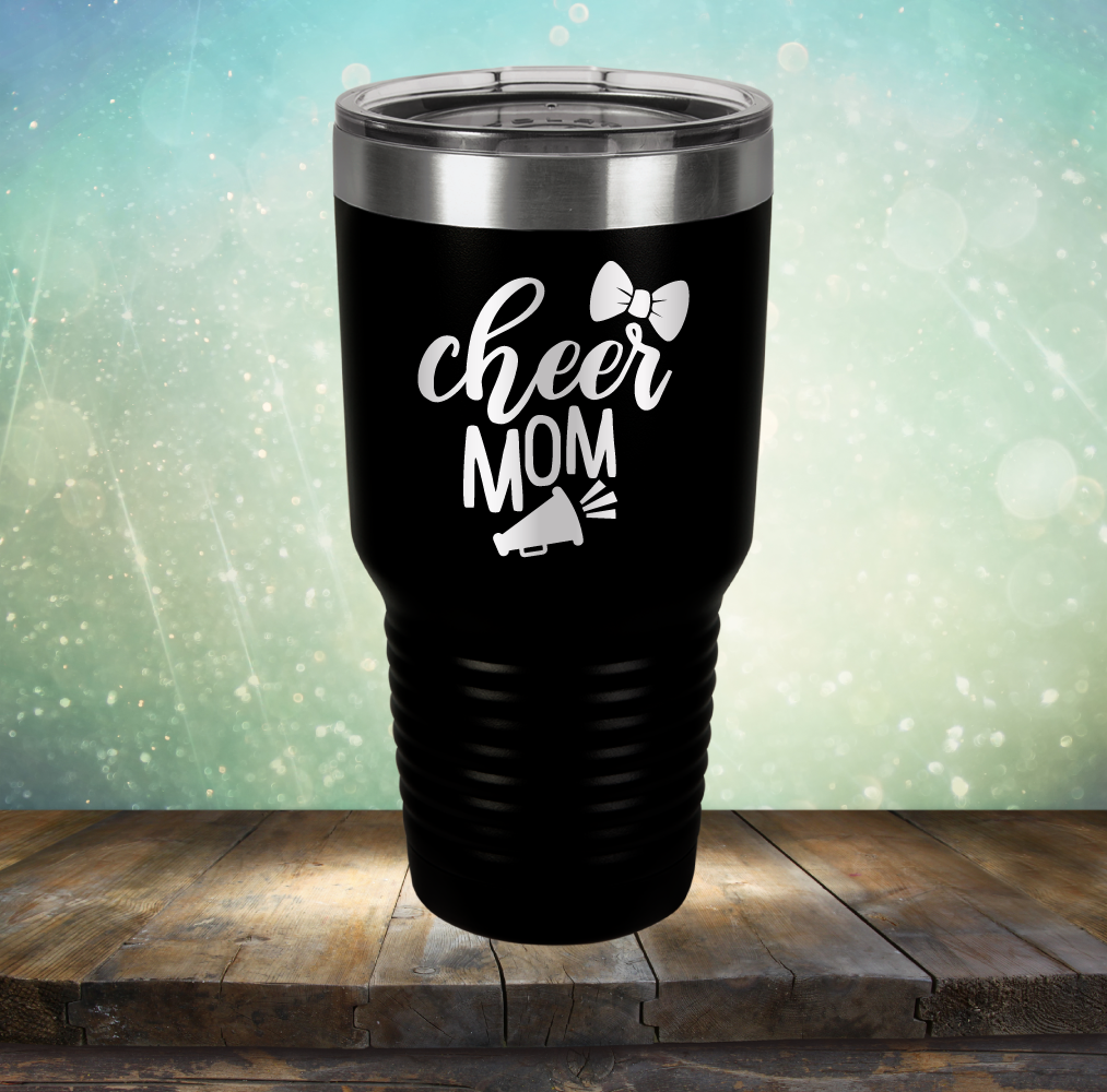 Cheer Mom - Laser Etched Tumbler Mug