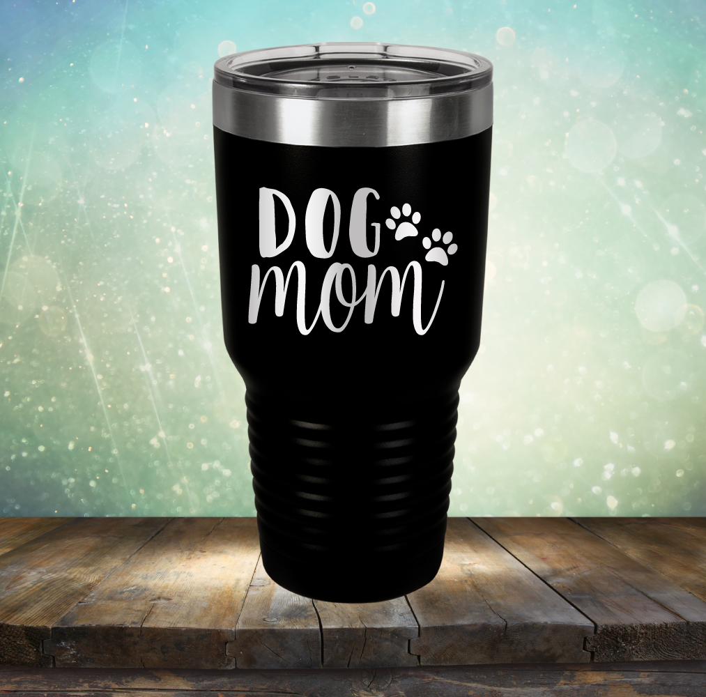 Dog Mom - Laser Etched Tumbler Mug