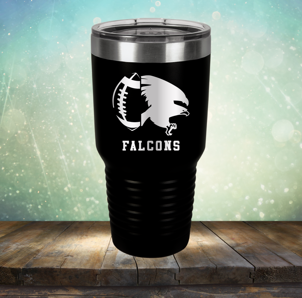 Falcons Football - Laser Etched Tumbler Mug