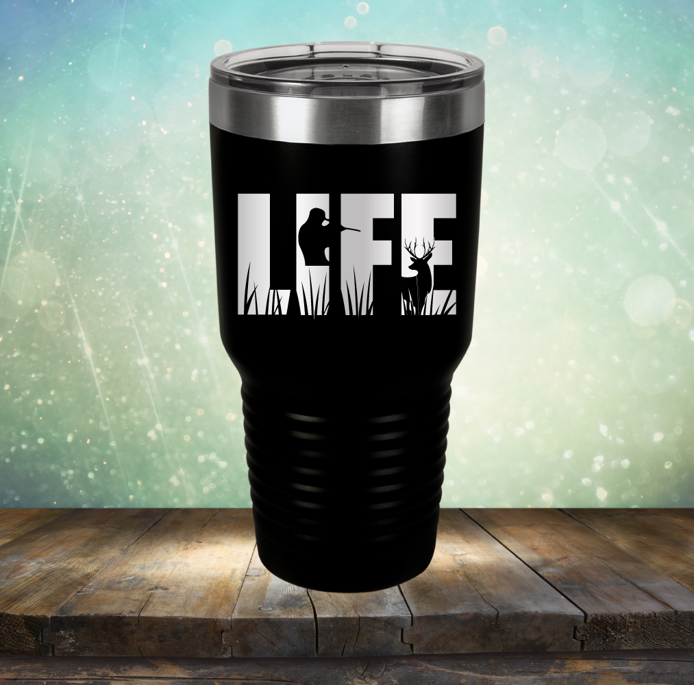 Life Hunting - Laser Etched Tumbler Mug