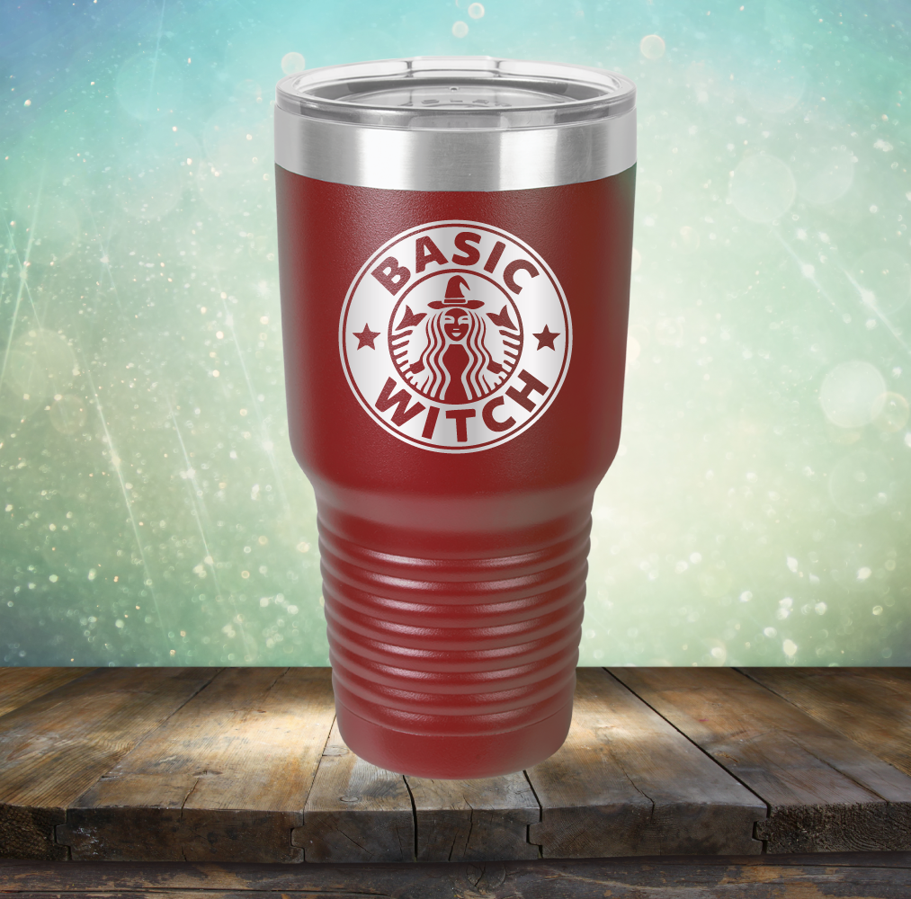 Basic Witch - Laser Etched Tumbler Mug