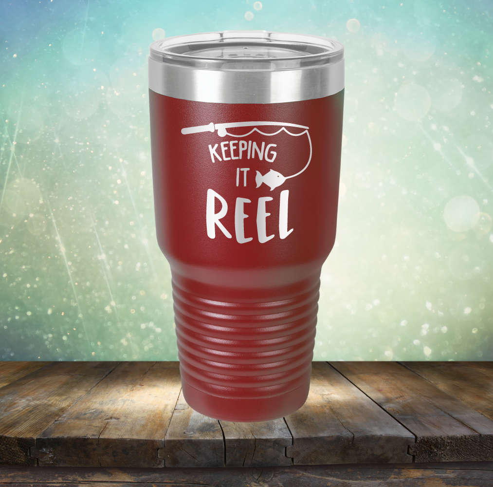 Keeping It Reel - Laser Etched Tumbler Mug