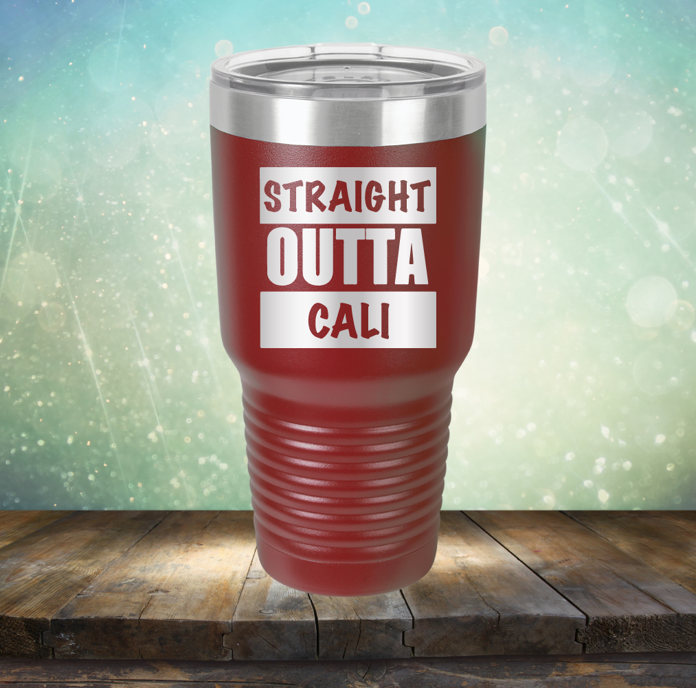 Straight Outta Cali - Laser Etched Tumbler Mug