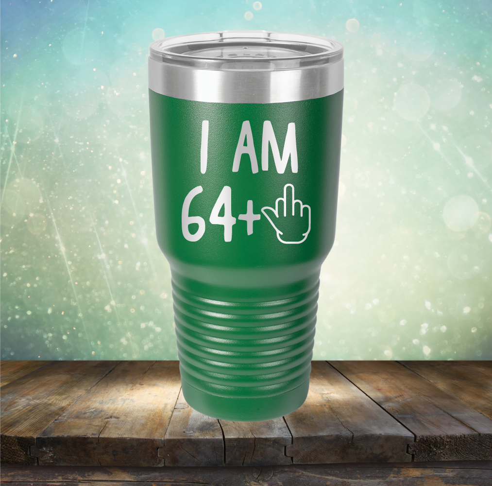 I Am 64 plus 1 - Laser Etched Tumbler Mug