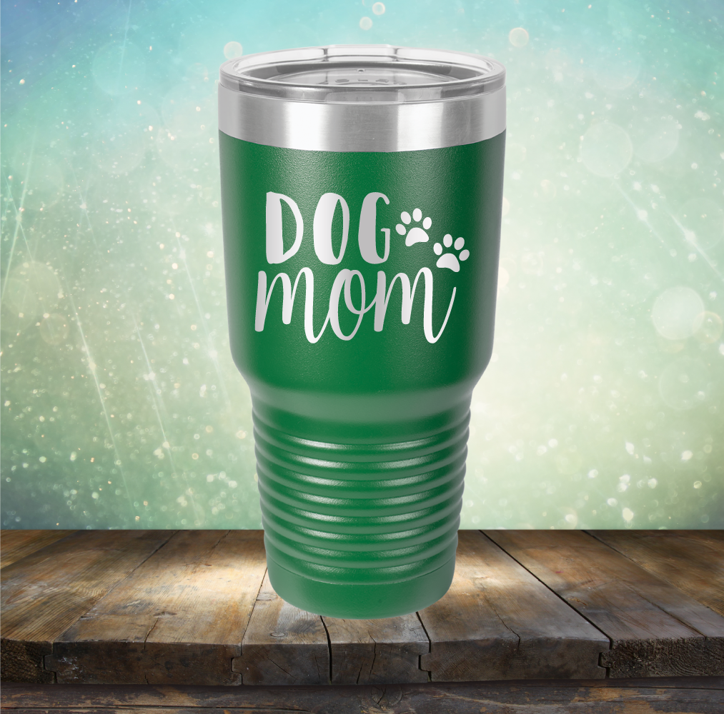 Dog Mom - Laser Etched Tumbler Mug