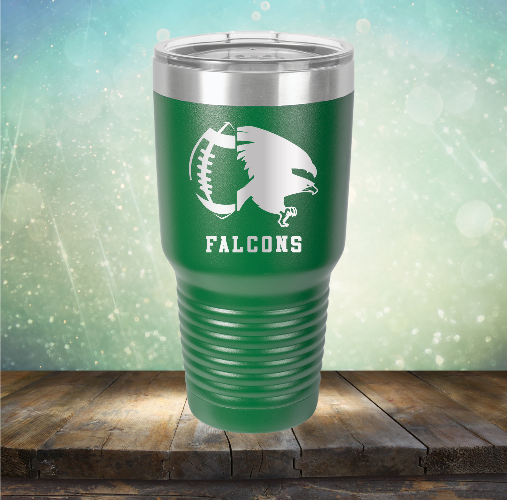 Falcons Football - Laser Etched Tumbler Mug