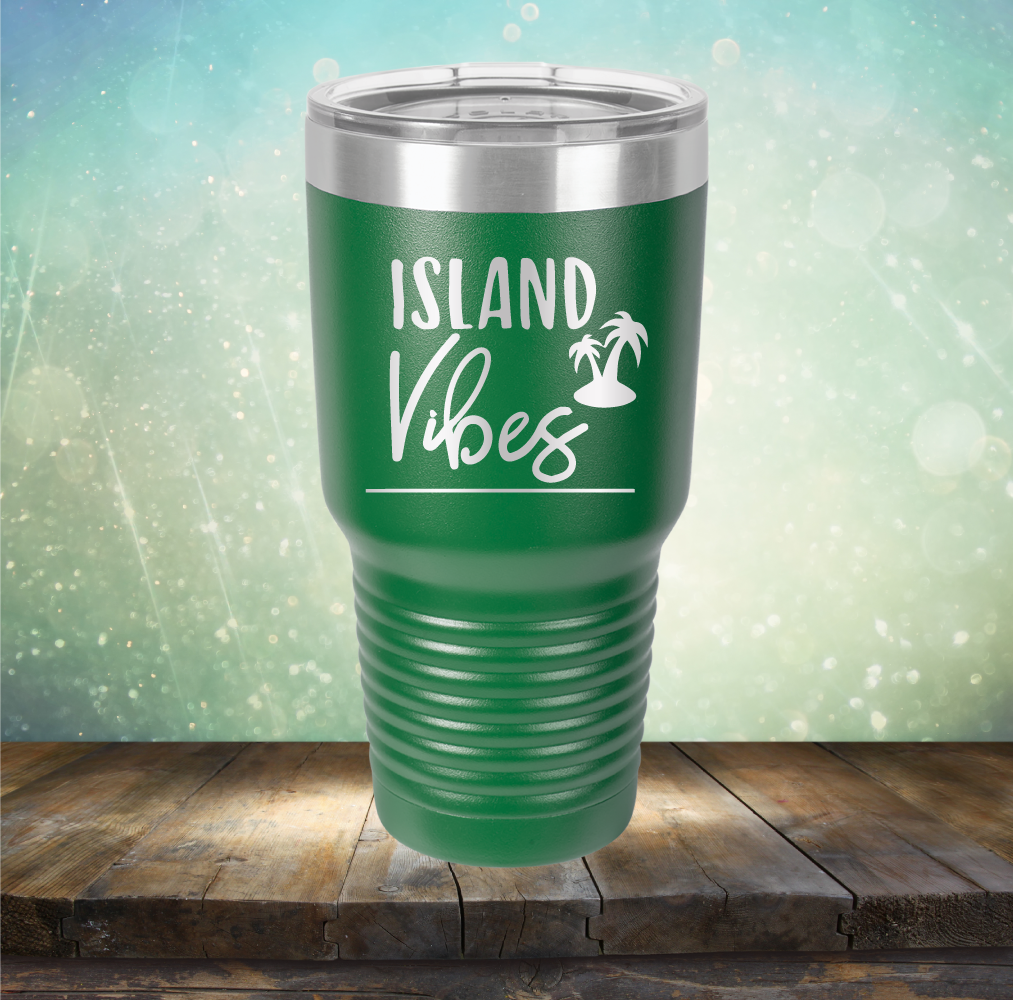 Island Vibes - Laser Etched Tumbler Mug