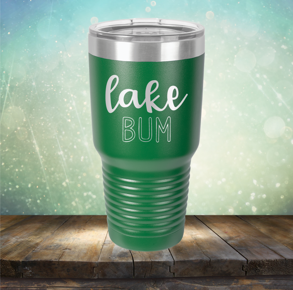 Lake Bum - Laser Etched Tumbler Mug