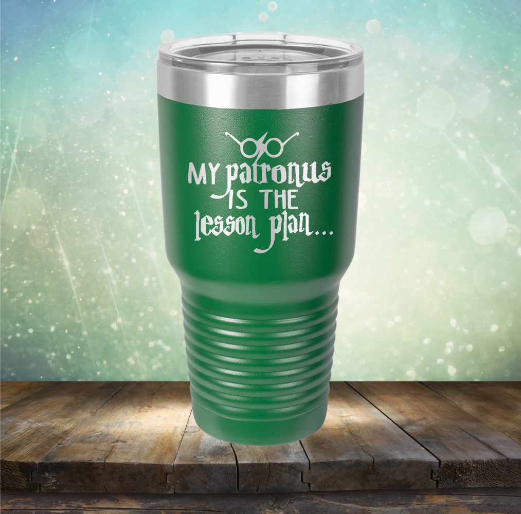 My Patronus is the Lesson Plan - Laser Etched Tumbler Mug