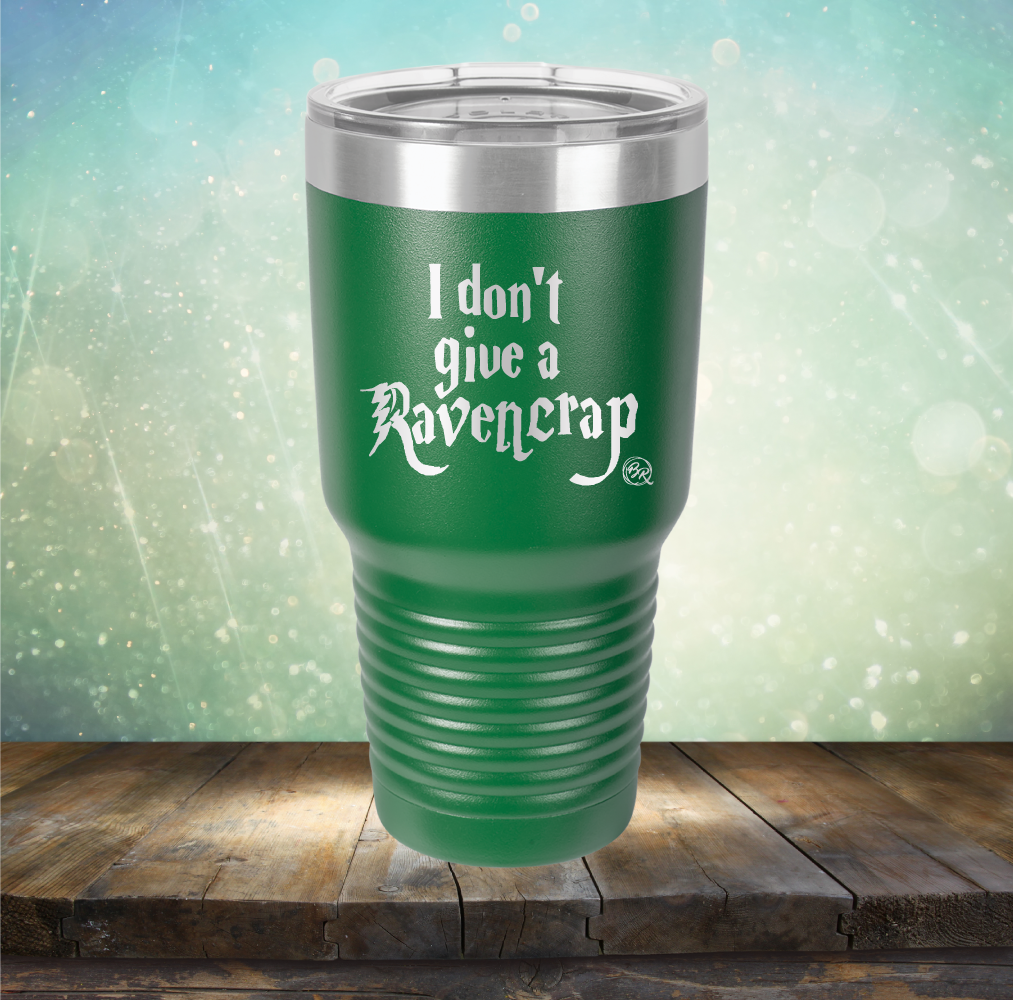 I Don&#39;t Give A Raven Crap - Laser Etched Tumbler Mug