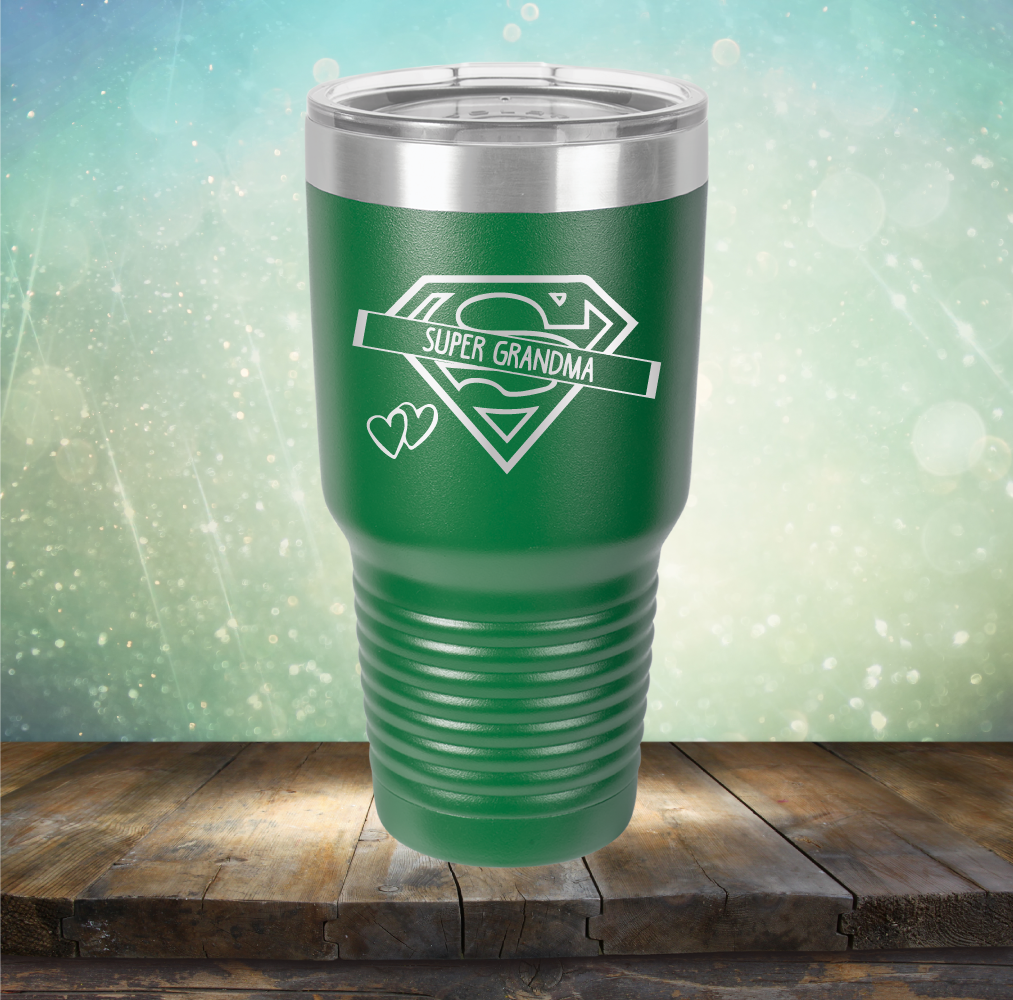Super Grandma - Laser Etched Tumbler Mug