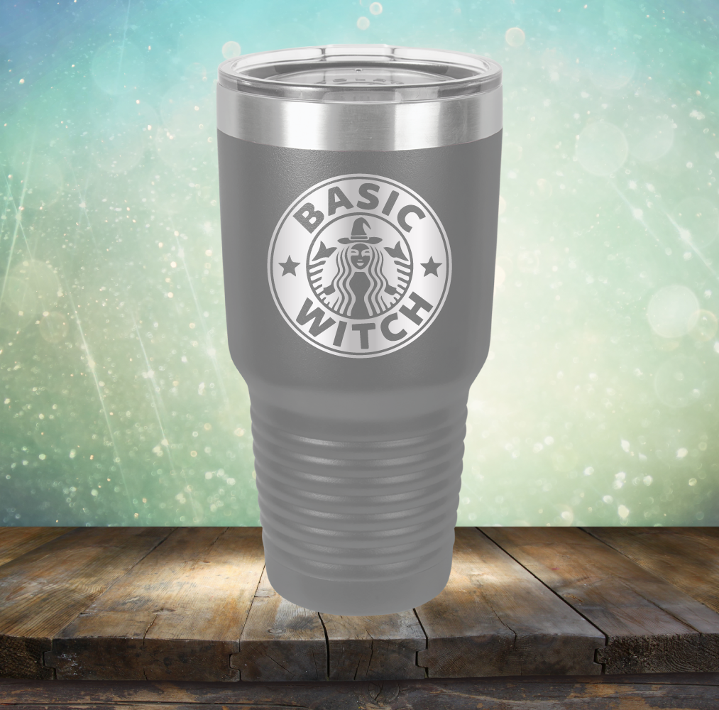 Basic Witch - Laser Etched Tumbler Mug