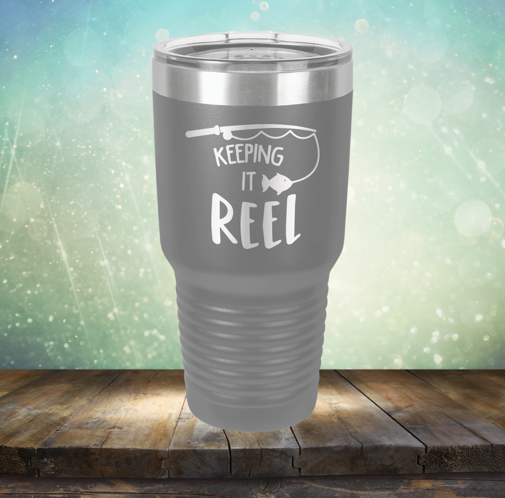 Keeping It Reel - Laser Etched Tumbler Mug