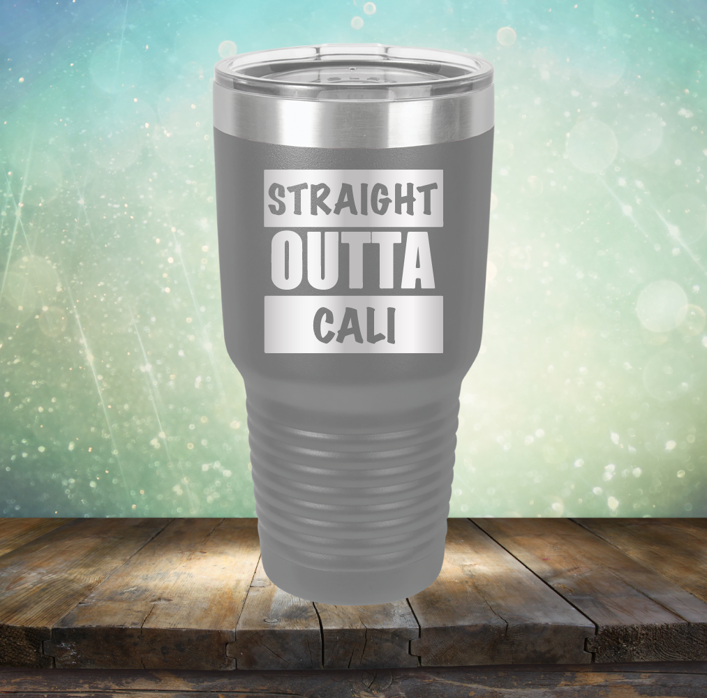 Straight Outta Cali - Laser Etched Tumbler Mug