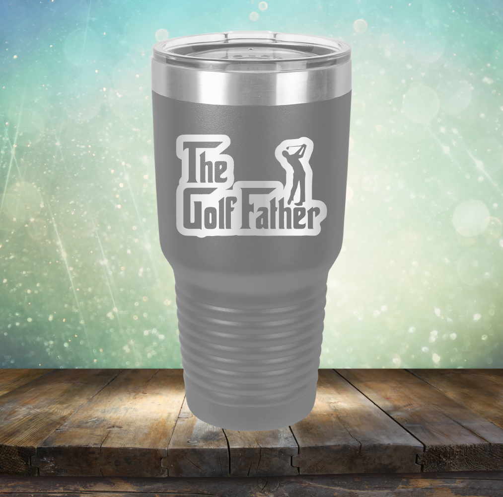 The Golf Father - Laser Etched Tumbler Mug