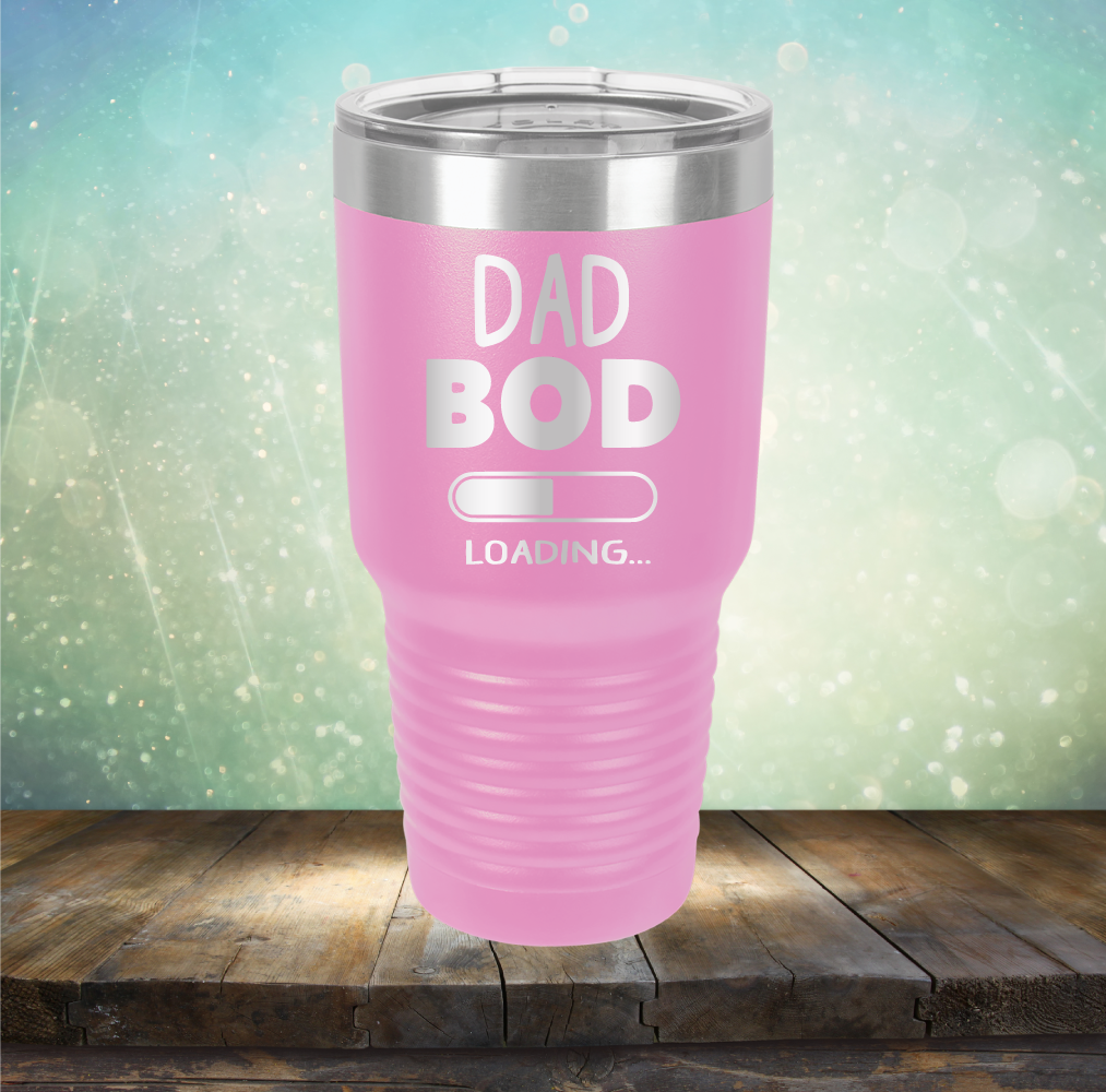 Dad Bod Loading - Laser Etched Tumbler Mug