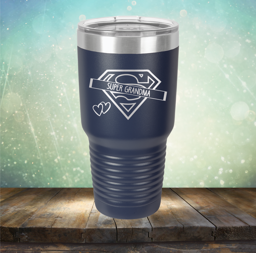 Super Grandma - Laser Etched Tumbler Mug
