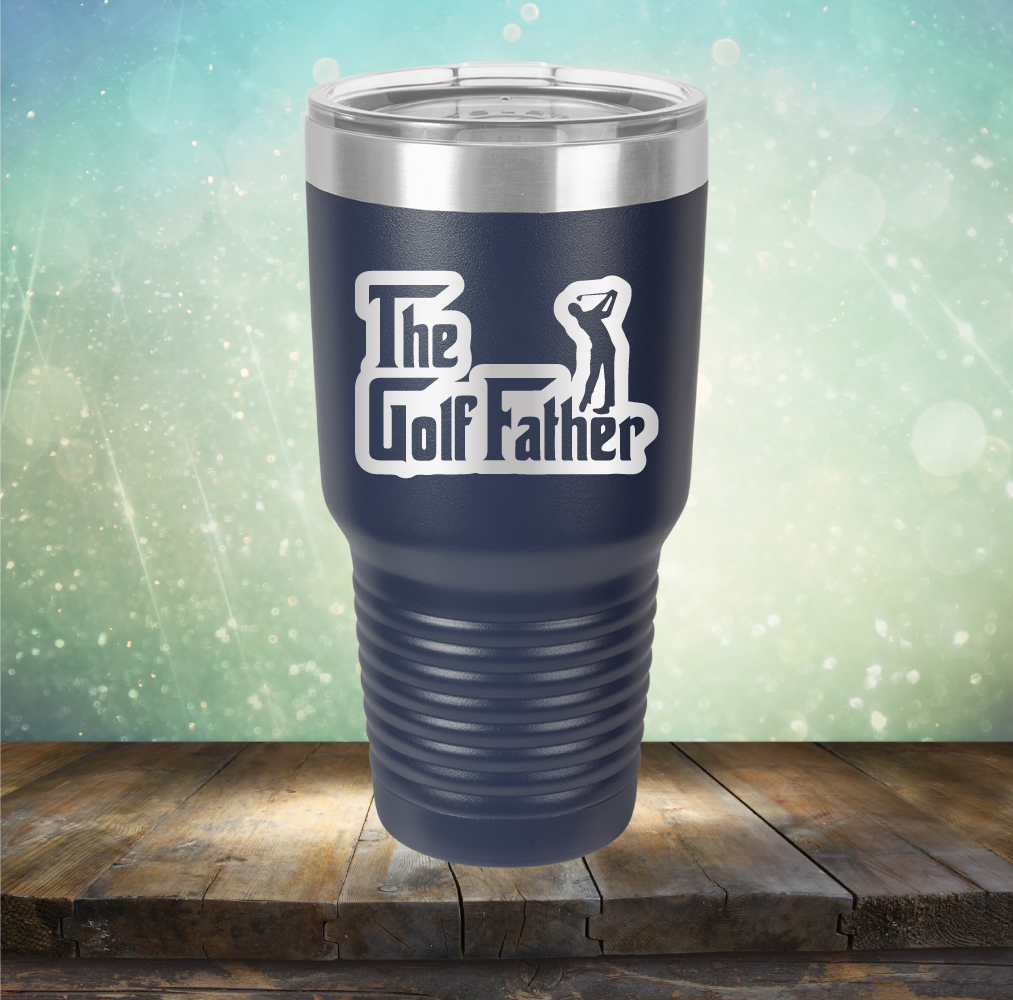 The Golf Father - Laser Etched Tumbler Mug