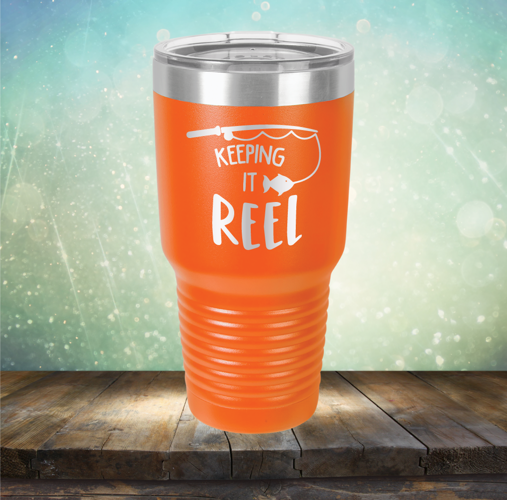 Keeping It Reel - Laser Etched Tumbler Mug