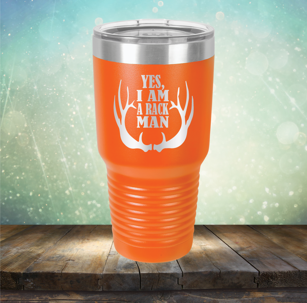 Yes, I am A Rack Man - Laser Etched Tumbler Mug