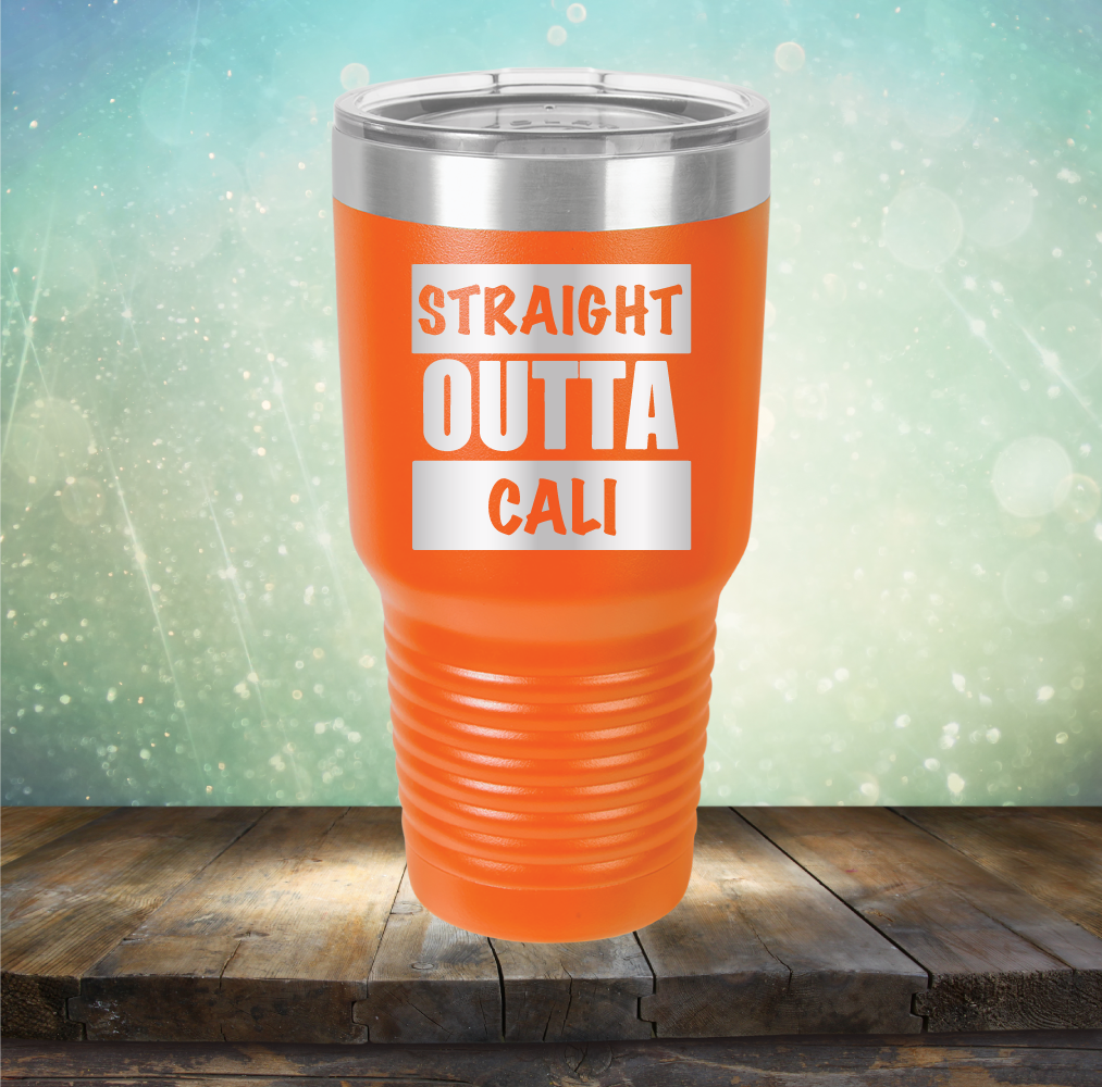 Straight Outta Cali - Laser Etched Tumbler Mug